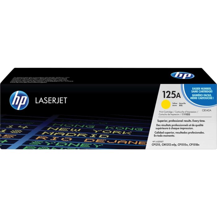 HP 125A Yellow Toner Cartridge in Dubai - CB542A