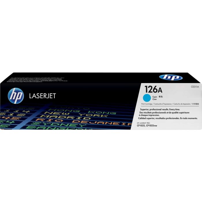 HP 126A Cyan Toner Cartridge in Dubai - CE311A