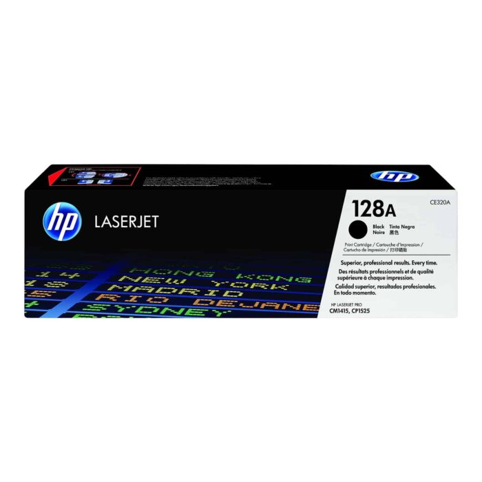HP 128A Black Toner Cartridge in Dubai - CE320A