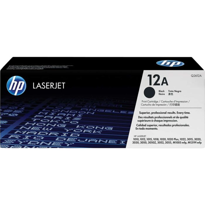 HP 12A Black Toner Cartridge in Dubai - Q2612A