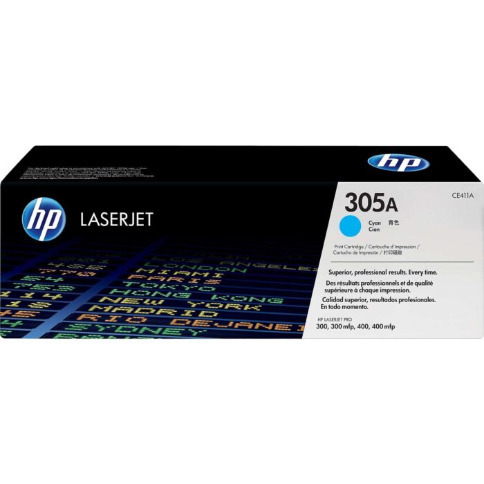 HP 305A Cyan Toner Cartridge in Dubai - CE411A