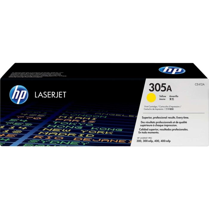 HP 305A Yellow Toner Cartridge in Dubai - CE412A