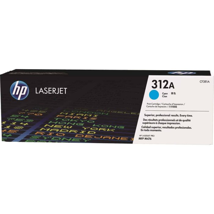 HP 312A Cyan Toner Cartridge in Dubai - CF381A