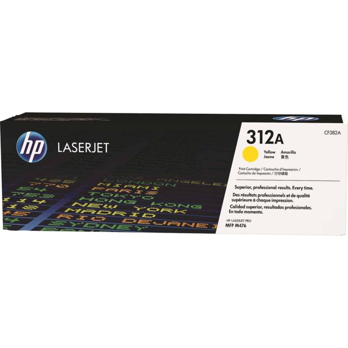 HP 312A Yellow Toner Cartridge in Dubai - CF382A