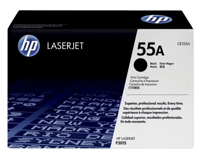 HP 55A Black Toner Cartridge in Dubai - CE255A