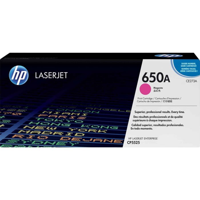 HP 650A Magenta Toner Cartridge in Dubai - CE273A