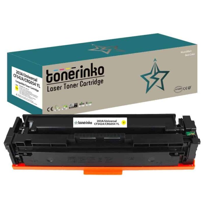 HP 203A Compatible Yellow Toner in Dubai - CF542A
