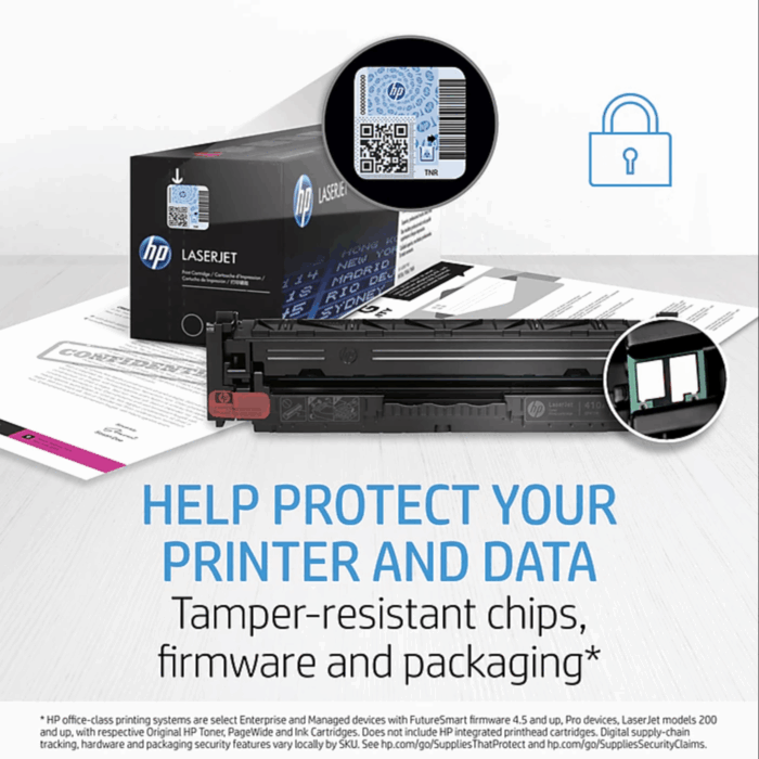 HP 201A Black, Cyan, Magenta, Yellow Toner Cartridges (4-pack) in Dubai - Image 3