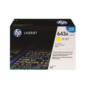 HP 643A Yellow LaserJet Toner Cartridge (Q5952A)